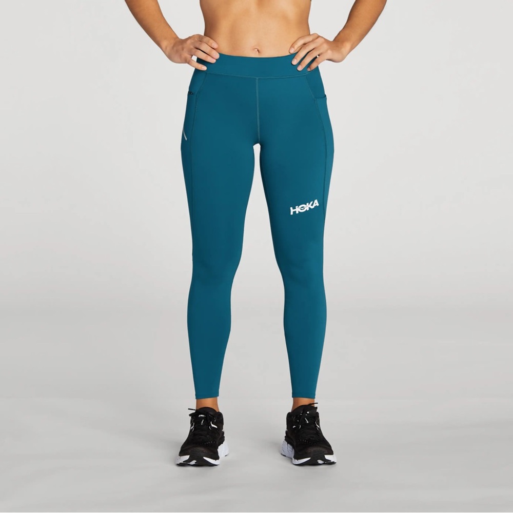 Hoka One One Teal High-Rise Performance Leggings